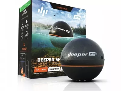 Эхолот Deeper PRO+ с дальностью 250м+